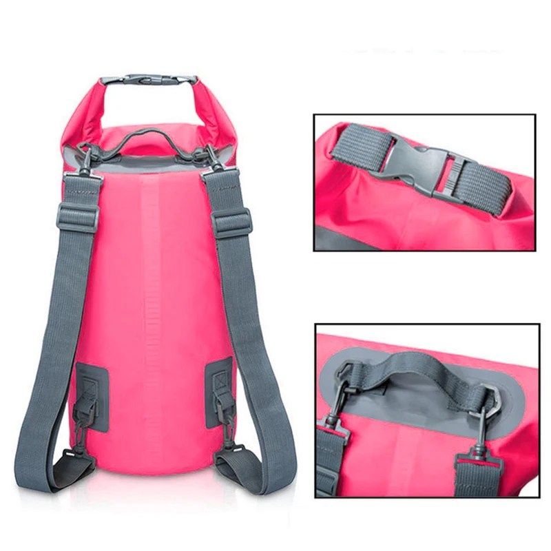 Уличная Водонепроницаемая водонепроницаемая сумка мешок для плавания парусный спорт поплавок каноэ прочная сетчатая ткань