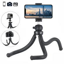 Ulanzi MT-07 Octopus FlexibleTripod 360 панорамная шаровая Головка Для iPhone XS X, монопод для Nikon Canon DSLR камеры Gopro Hero