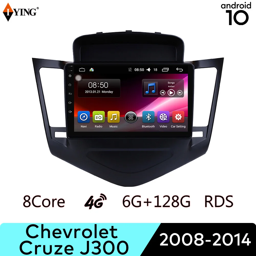 IYING беспроводной Carplay для Chevrolet Cruze J300 2008-2014 мультимедийный видеоплеер QLED экран