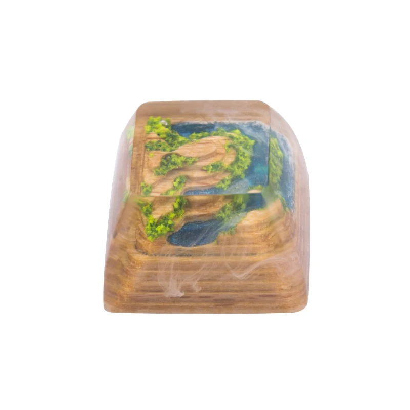 

10mm R3 YMZJ Art Key Cap Finished Mechanical Keyboard Personality Resin Keycap Light Transmission Stereo