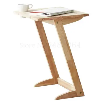 

Small Table Bedroom Nordic Solid Wood Bedside Table Small Creative Sofa Side Table Simple Modern Small Apartment Corner Table