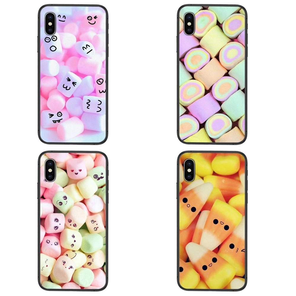 Kawaii Cute Pastel Marshmallows Mobile Phone Cases For Huawei Nova 8 7 6 3 SE Mate 40 30 20 20X 10 Lite Plus Pro Y5 2018 Y9 | Мобильные