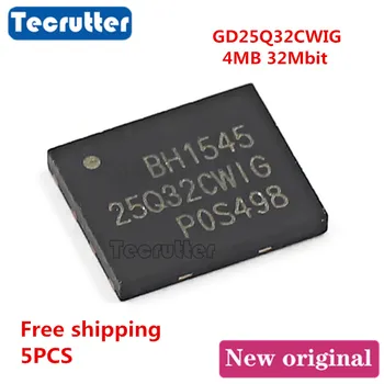 

5PCS GD25Q32CWIG WSON8 6x5 4MB 32Mbit GD25Q32 25Q32 GD25Q32CWIG