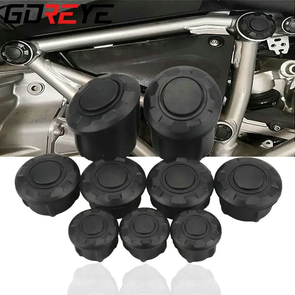

For BMW R1200GS LC R 1200 GS Adventure ADV R1200GSA 2013-2019 Motorcycle Frame Hole Cover Caps Plug Decorative Frame Cap Set
