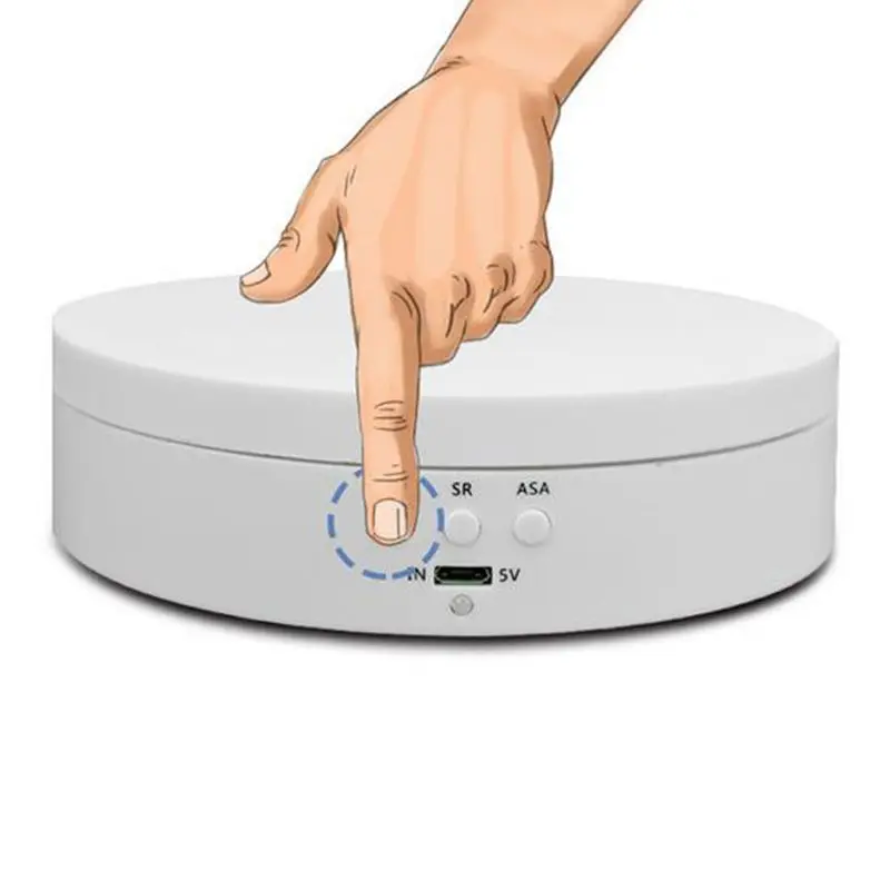  High Power Electric Rotating Jewelry Display Stand Base Jewelry Organizer AXYD