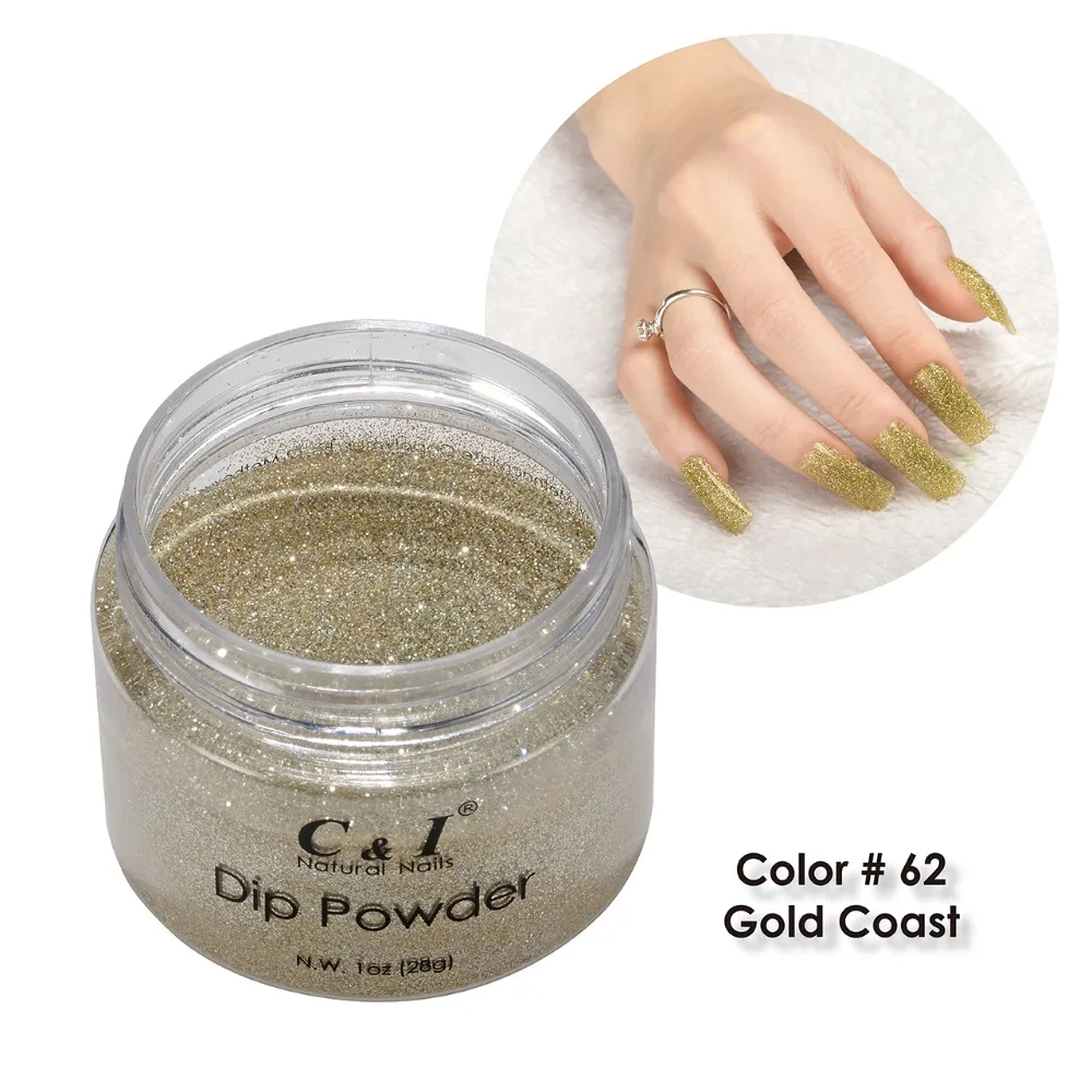 C&I Dip Powder Color # 62 Gold Coast 1