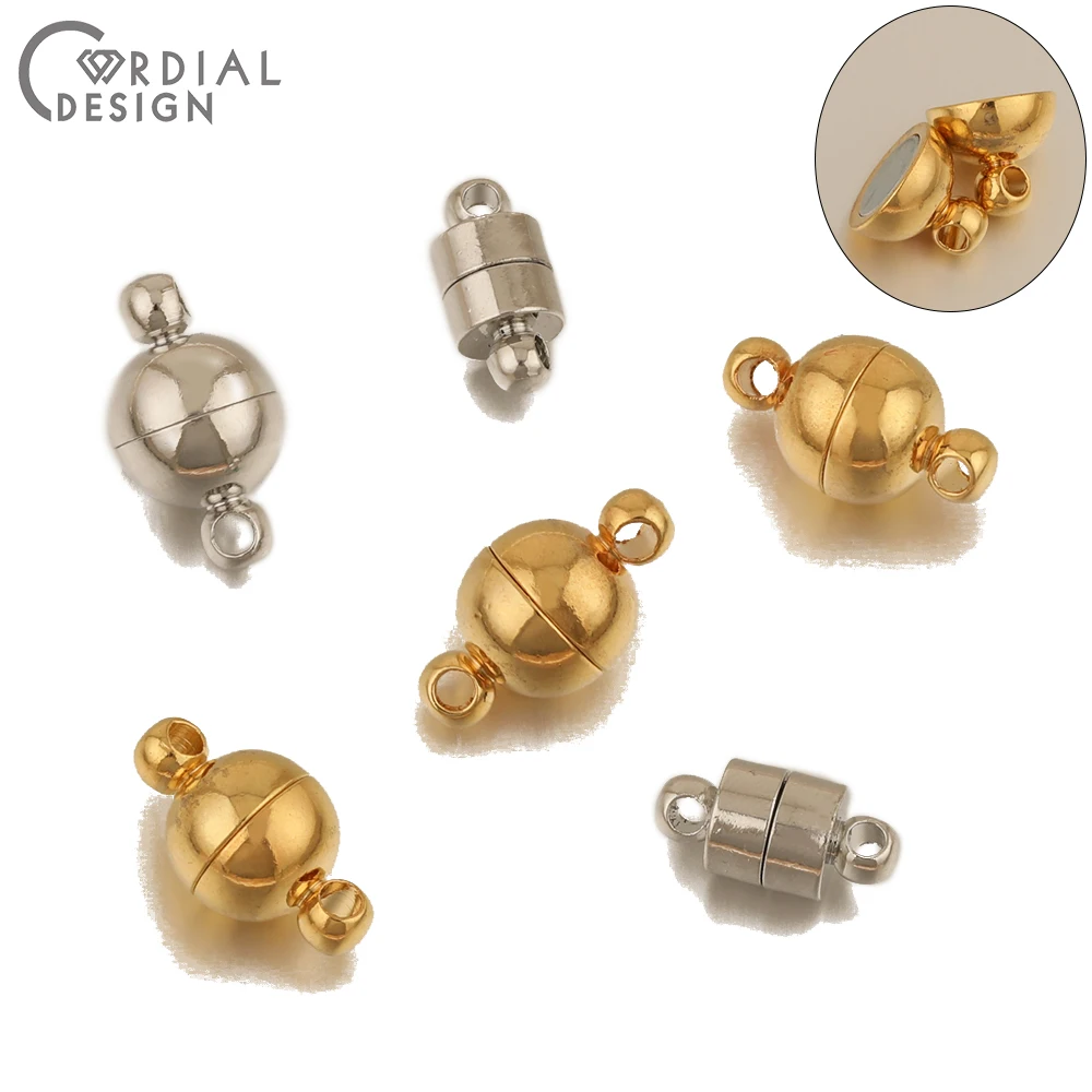 Cordial Design Magnet Clasps & Hooks/DIY Making/Jewelry Accessories/Genuine Gold Plating/Hand Made/Jewelry Findings & Components - cordial