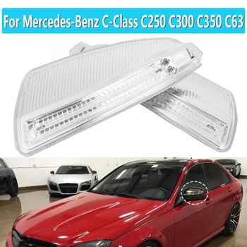 

1 Pair For Mercedes-Benz C-Class C250 C300 C350 C63 Car Reerview Side Mirror Turn Signal Light 2048200721 2048200821