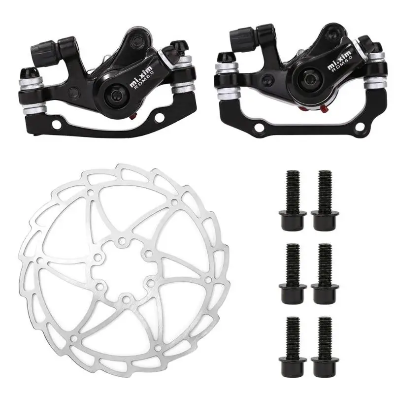 

Mountain Bike Road Bike Bicycle Aluminum Alloy Mechanical Disc Brake Set Front Rear Include 160mm Centerline Rotor 2019 New