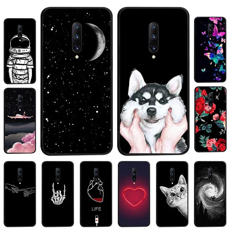 

Silicone Case For Oneplus 7 Pro Case Cover One Plus 7 Pro Case Etui Cover For Oneplus 5 6 6T 7 Pro 2019 Cases Coque Bag Bumper