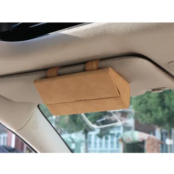 

ABS Glasses Box Shockproof Auto Interior Inner Multi-functional Sun Visor