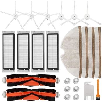 

-Accessories Kit for Roborock S5 S6 E20 E25 E35 S50 for xiaomi Mi Mijia Robotic Vacuum Cleaner, 22 Pack Replacement Parts