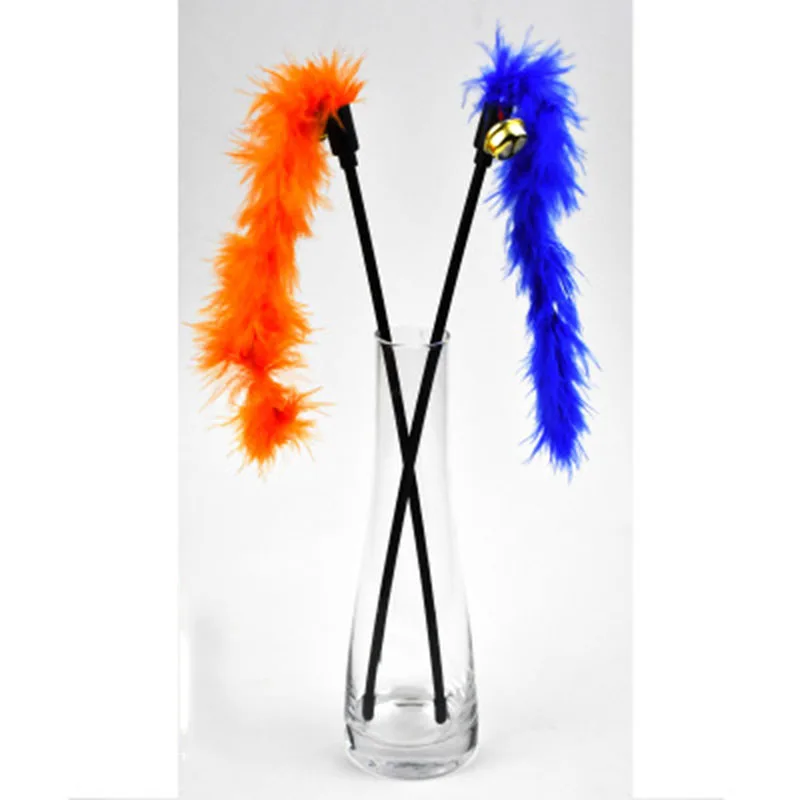1/2/3pcs Cat Supplies Cat Toy Interactive Toy Feather Stick Ball Rattle Funny Cat and Excellent Safety Cat Toys