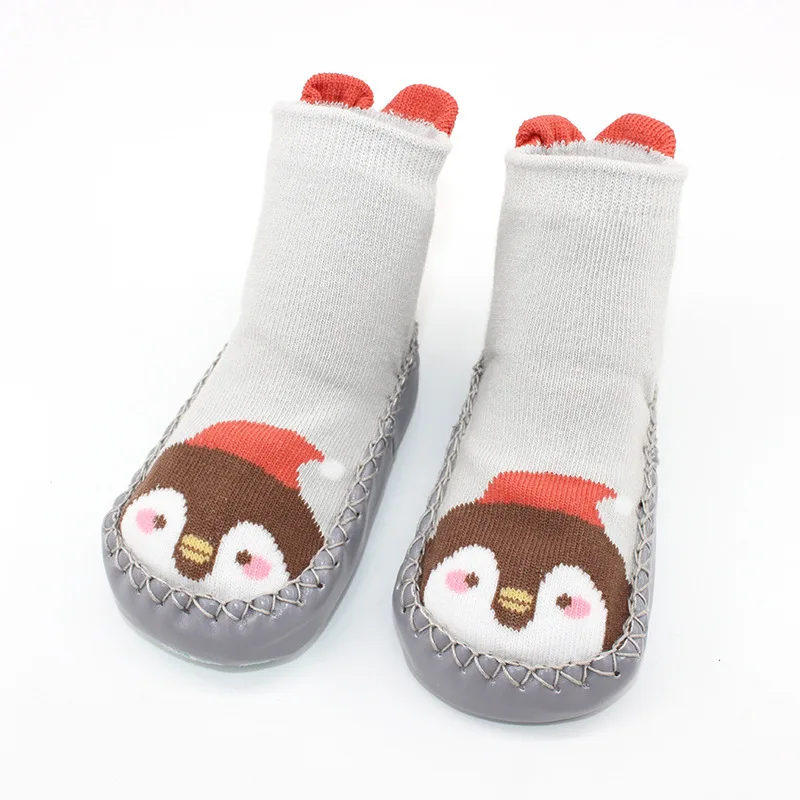 Spring Autumn Baby Shoes Socks Cartoon Kids Baby Boys Girls Anti-skid Soft Shoes Cotton Toddler Floor Socks Infant Boy Shoes
