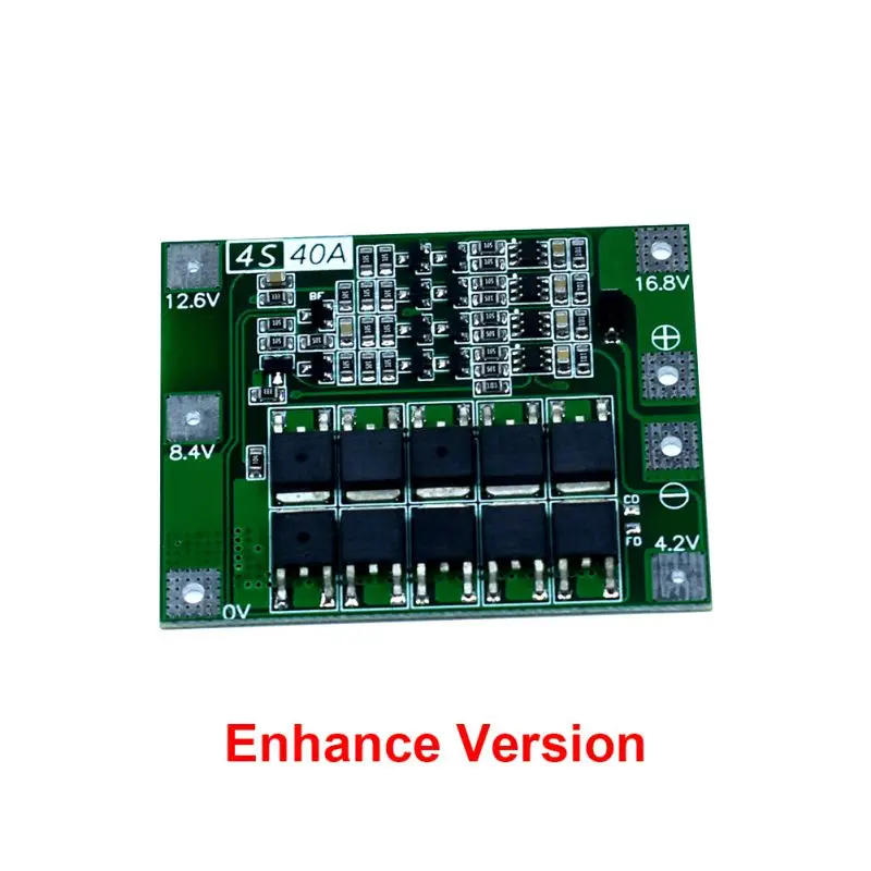 4S 40A плата защиты батареи PCB плата защиты зарядного устройства, смазка аккумуляторная печатная плата PCB BMS модуль