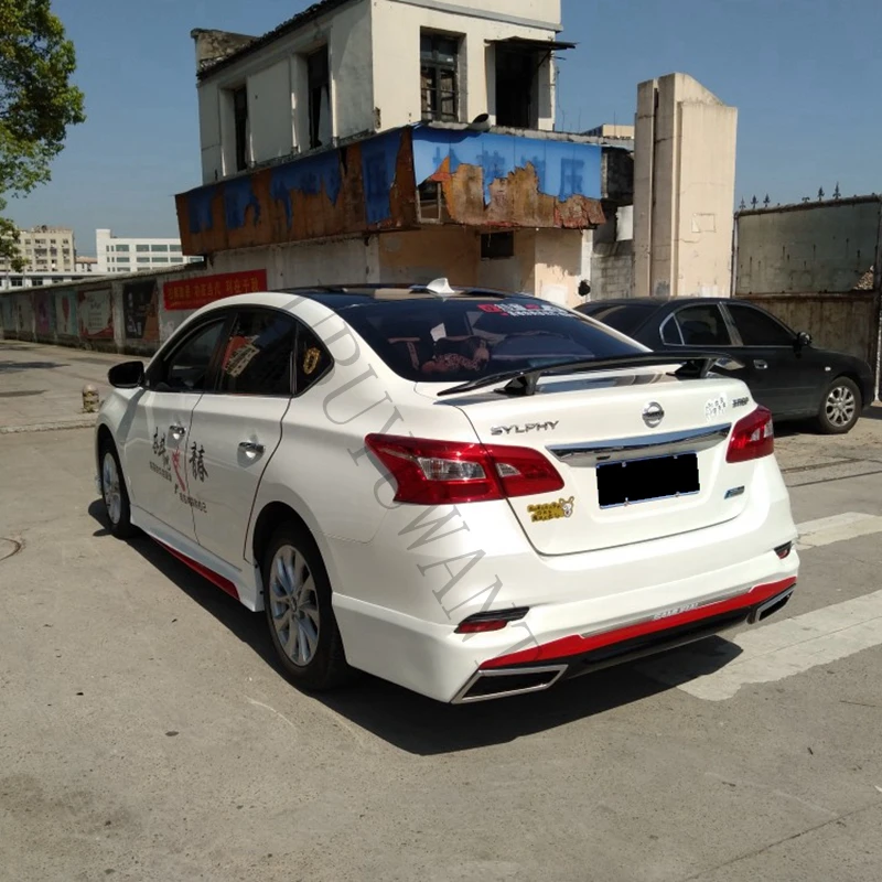 Используется для Nissan Sentra/sylphy спойлер 2012- Sentra/sylphy спойлер высокого качества ABS Материал окрашенный цвет для Sentra спойлер