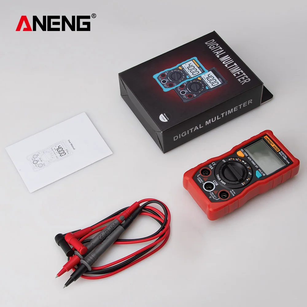 ANENG V03B мини мультиметр цифровой тестер мультиметры мультимер авто цифровые