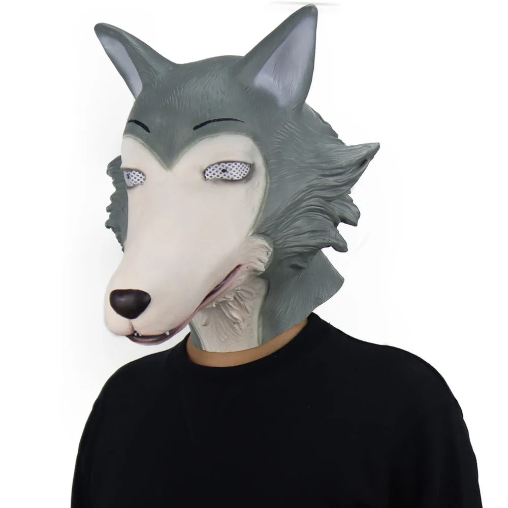 生まれのブランドで 狼 オオカミ ウルフ マスク 仮面 お面 動物 コスプレ 仮装 あす楽