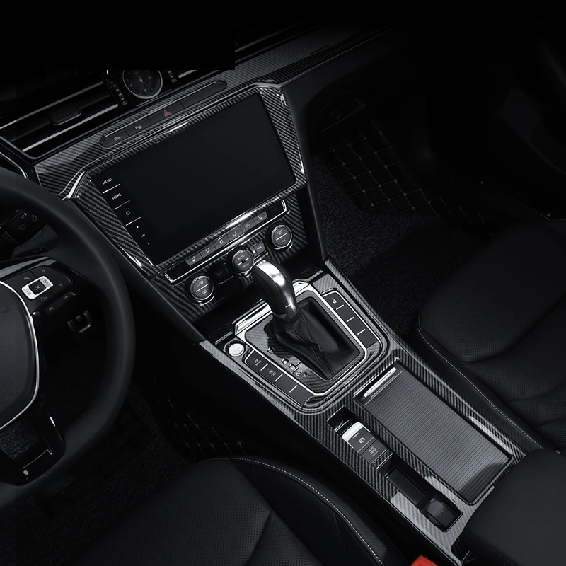 Для Passat B8 хромированный внутренний контроль модифицированный Карбон волокно наклейки для автомобиля Passat B8 вариант arteon аксессуары для автомобильных наклеек