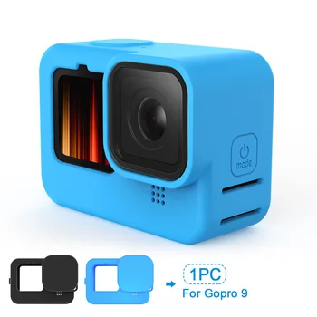 

With Lanyard Wear Resistant Dust Proof Camera Accessory Skin Cover Housing Protective Case Sleeve Silicone Lens Cap For Gopro9