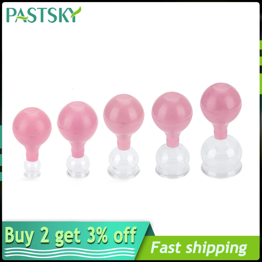 Вакуумные банки для терапии китайской медициной 5 шт./компл. прочные всасывающие