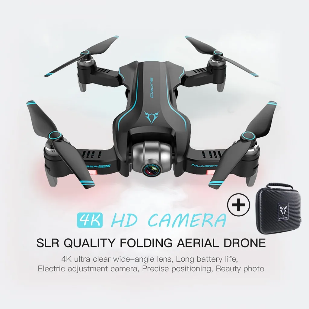2.4G 4K OpticalFlow Following Dual Camera Trajectory Flight FPV RC Drone toys for children helicopter drone infantil New#B20