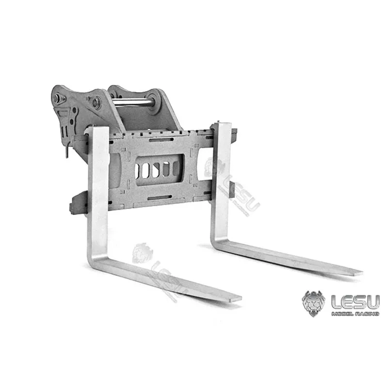 

LESU Metal Fork Bucket Upgraded Parts For DIY 1/14 374 374F RC Hydraulic Excavator Truck Model Parts TH19708-SMT4