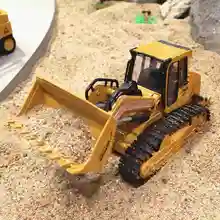 Модель 1/12 года, игрушечный автомобиль-бульдозер с дистанционным управлением и прикольным эффектом, игрушечный светильник для детей