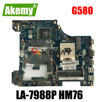 

LA-7988P G580 motherboard For Lenovo G580 LA-7988P REV:1.0 laptop motherboard HM76 Test mainboard