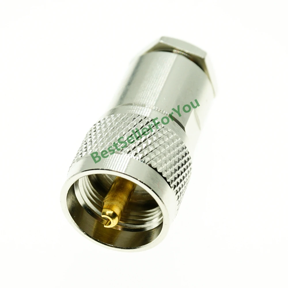 UHF мужской PL-259 штекер PL259 зажим для RG-8X RG59 RG8X LMR240 кабель RF разъем | Обустройство