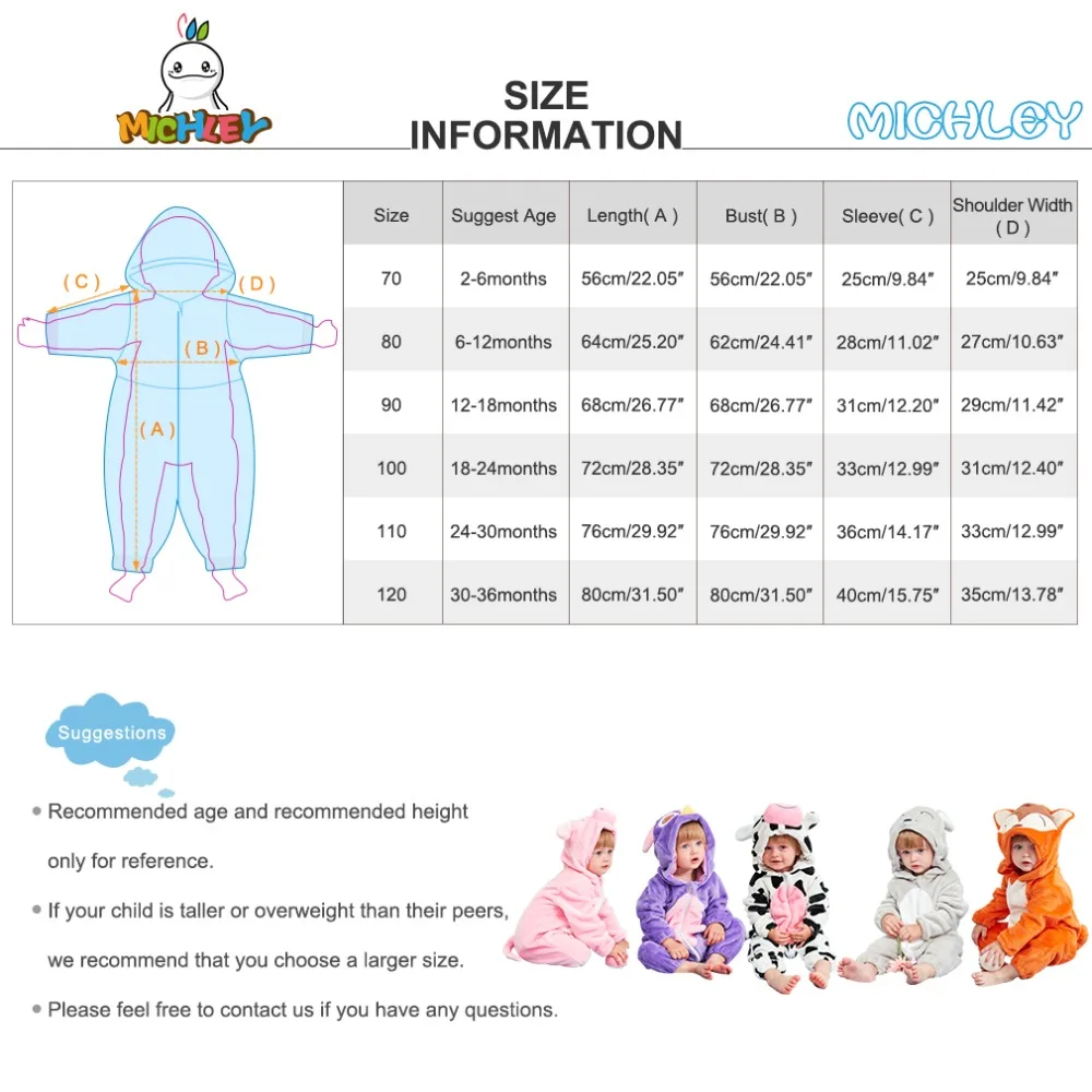 MICHLEY; коллекция года; детские комбинезоны; фланелевая Одежда для мальчиков; пижамы с героями мультфильмов для новорожденных девочек; зимние комбинезоны с животными; Roupas De Recem Nascido XYZ