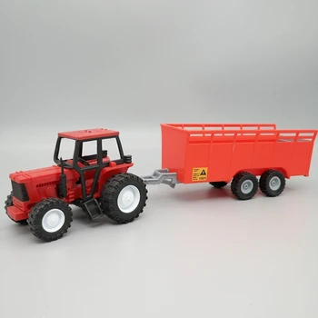 

RD Farm Car Model Toys Tractor with Trailer 30CM Length Diecast Metal Car Model Toy For Gift,Kids,Collection