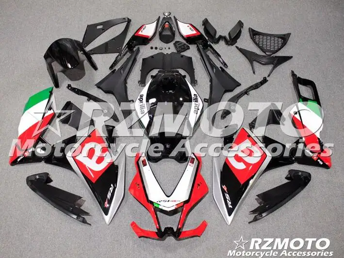 Мотоцикл впрыска ABS Полный обтекатели комплект подходит для Aprilia RS4 50 125 2012 2013 12 13 14 15 тела набор красный