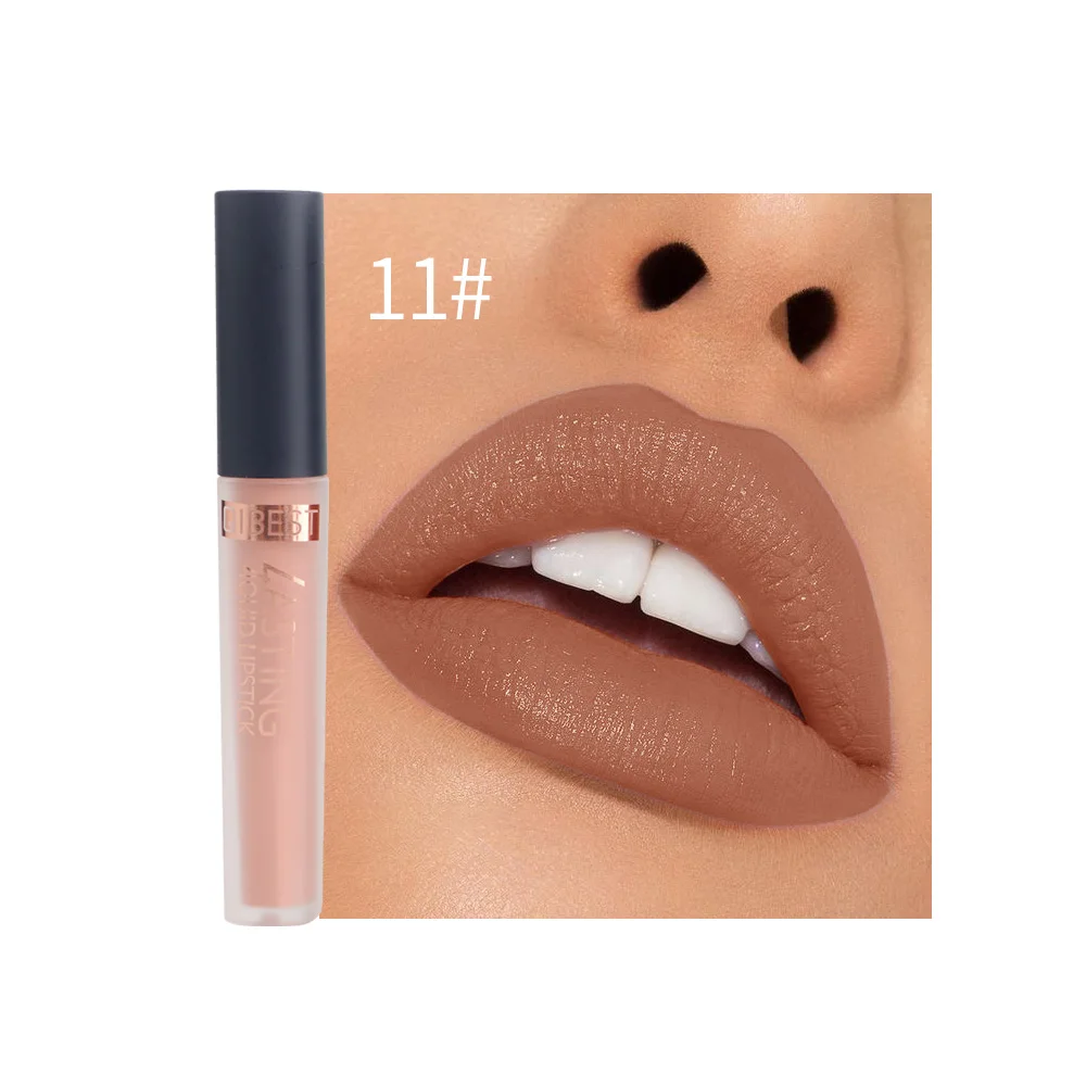 Make up питательная жидкая помада Косметика увлажнитель блеск для губ Макияж для губ водостойкий блеск для губ - Цвет: 11