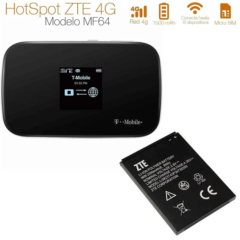 Разблокированный беспроводной маршрутизатор ZTE MF64 WCDMA 1900/850MHz 21 6 Mbps|pk ring|pk ring magic