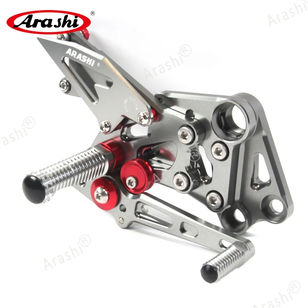Arashi для KTM RC 390- CNC регулируемый Rider Rearset подножка алюминиевая подножки DUKE 390 RC390