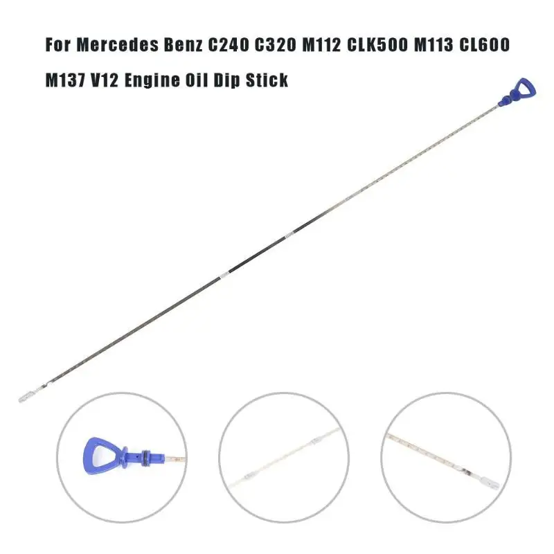 Щуп для проверки уровня масла Dip Stick для Mercedes Benz M112 M137 V12 M648 M113 ручка нейлоновая линейка из нержавеющей стали лист двигателя