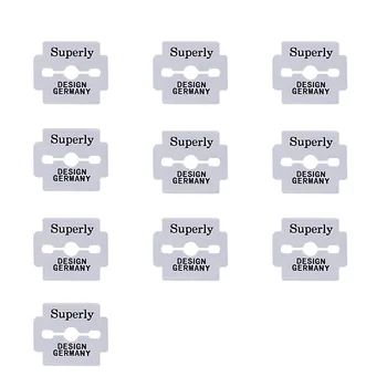 

20PCS Stainless Steel Replacement Blades Fits Leather Thinning Knife For Skiver Safety Strander Lace Maker Tool Leathercraft