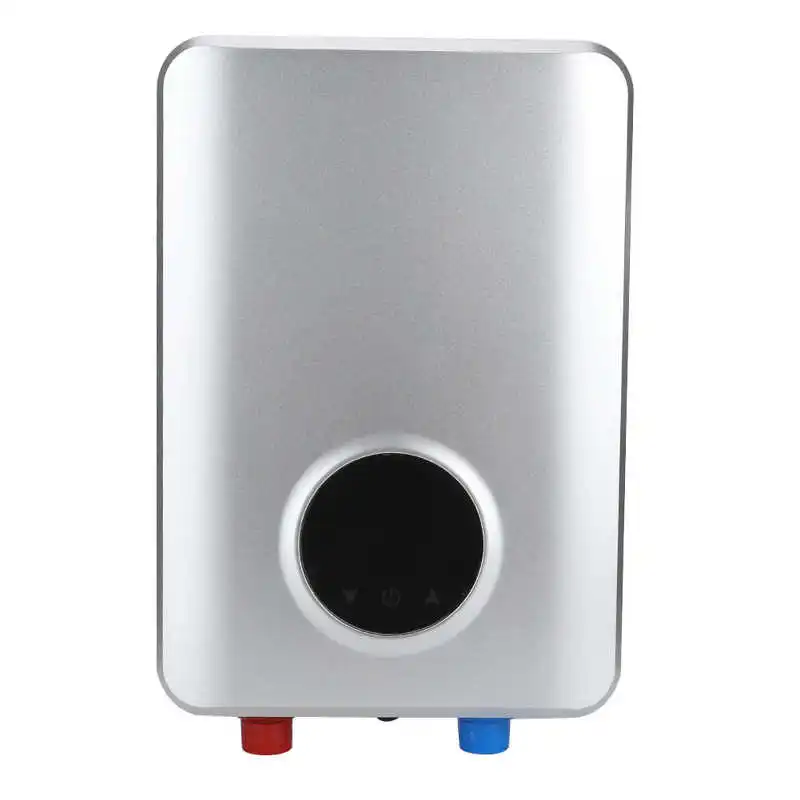 Calentador de agua termostático eléctrico inteligente, 5500W, pantalla táctil, calentamiento instantáneo, 220V, protección contra fugas incorporada