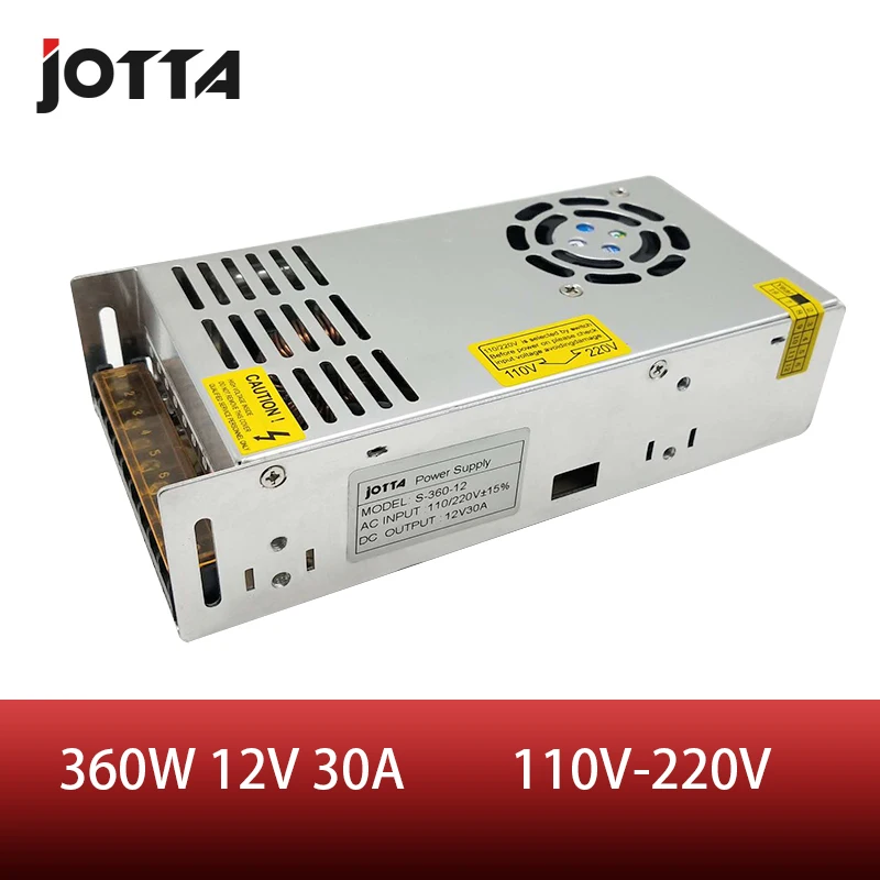 Светодиодная лента с ЧПУ 360 Вт 12 В 30 А|switch power|switching power supply12v 30a |
