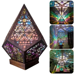 Projecteur 3D en forme d'étoile polaire, luminaire décoratif d'intérieur, idéal pour une chambre à coucher ou un salon 