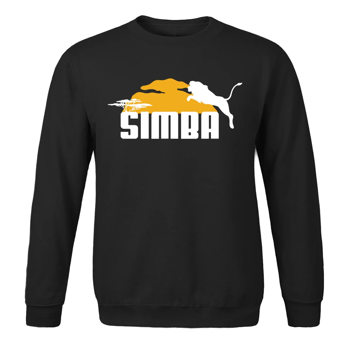 

Cartoon crew neck 2020 spring autumn Sweatshirts Simba The Lion King Anime Print tracksuits Hip Hop Streetwear Fahion hoodies