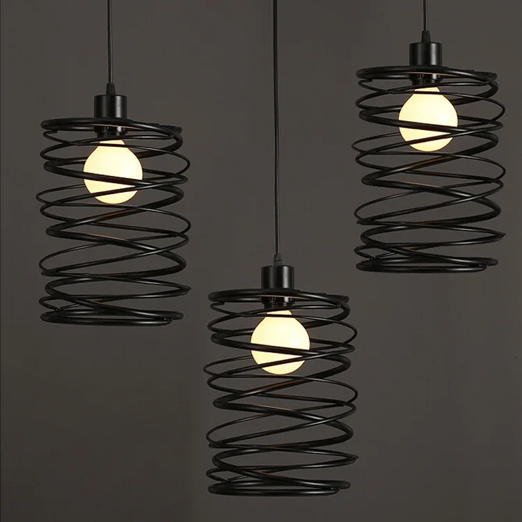 

Wholesale American-Style Village Spring Iron Droplight Creative Bedroom Restaurant Chandelier Simple Style Iron Droplight