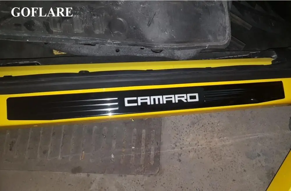 Для Chevy Chevrolet Camaro 5 LS LT SS 2010 2012 2013 2014 2015 светодиодные пороги с подсветкой пороговые