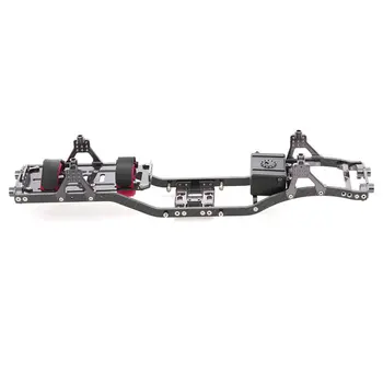 

For Scx10 Axial Car Carbon Fiber Model Chassis Black Remote Control Model Replaceable Upgrade Accessories