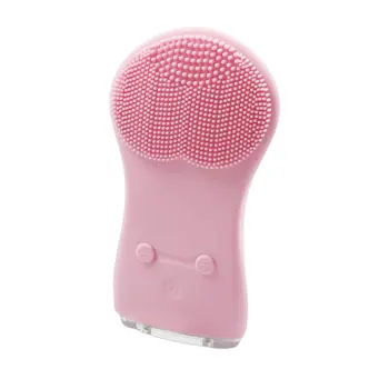 

Silicone Cleansing Electric Face Washing Ultrasonic Vibration Beauty Instrument Cleaning Brush Waterproof Artifact