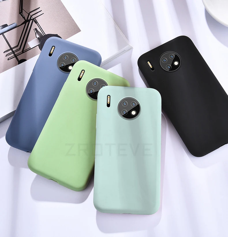 Mate 30 Чехол ZROTEVE жидкий силиконовый чехол для huawei mate 30 Pro Lite чехол mate 30 мягкий чехол для huawei mate 20 Lite Pro X чехол