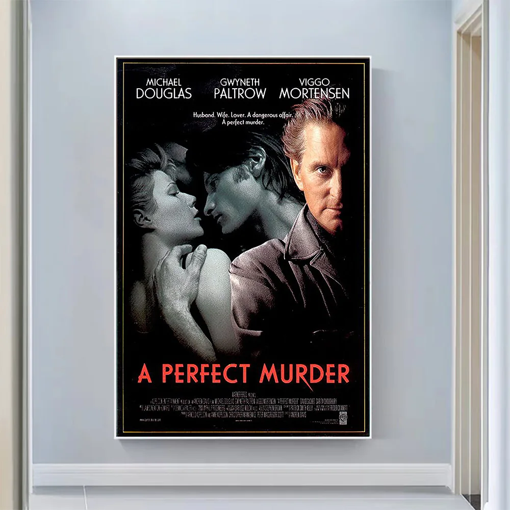 

V0949 A Perfect Murder (2) Vintage Classic Movie Wall Silk Cloth HD Poster Art Home Decoration Gift
