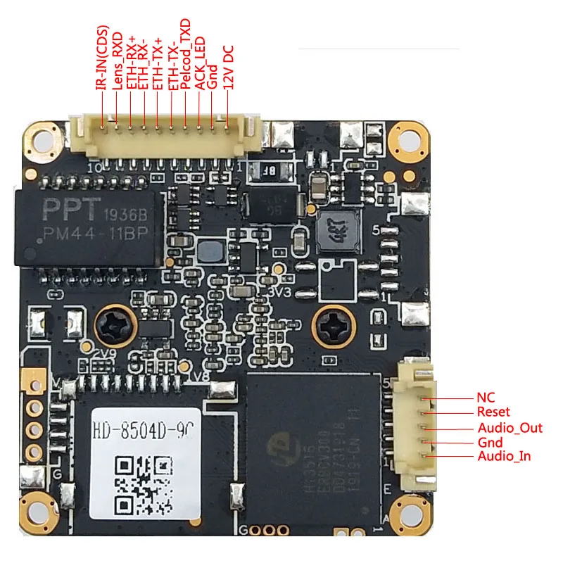 5MP 4XAuto-focus модуль ip-камеры Hisilicon 3516EV300 IMX335 модуль IPC для использования PTZ камеры