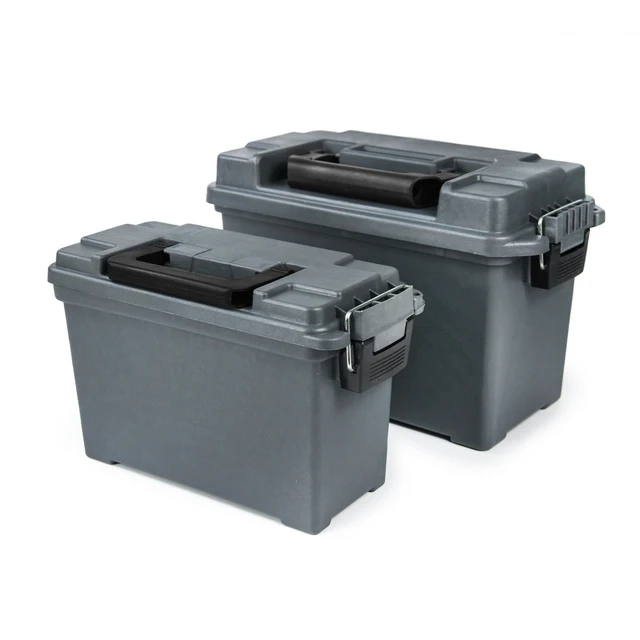  GUGULUZA Metal Ammo Can .30 and .50 Cal 2-Pack, Lockable Ammo  Storage Case, Military Waterproof & Airtight Ammo Containers Box for  Shotgun, Rifles, Pistols(A-Green-30 & 50 Cal) : Sports & Outdoors